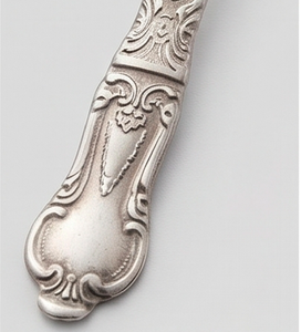 Cuillères à dîner classiques plaquées argent, en acier inoxydable, manche long, finition miroir, compatibles lave-vaisselle, ensemble de couverts de mariage - Product Image 2
