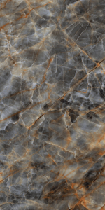 Baldosa de Porcelana Moderna con Aspecto de Mármol Marrón de 1600X3200 mm, Acabado Brillante, para Pisos y Paredes Interiores de Hoteles y Oficinas - Product Image 3