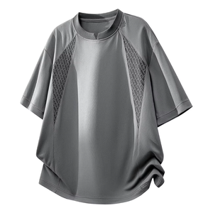 New Arrival High Quality 100% Cotton Jersey Knitted Eco-Friendly Breathable Solid O-Neck Regular Fit Men's T Shirt Short Sleeve - Product Image 1