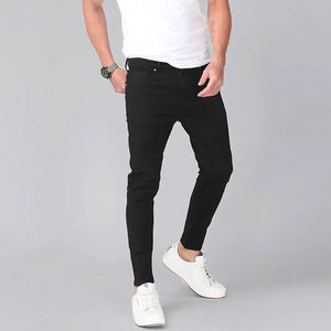 Pantalon en jean décontracté pour homme avec taille élastique, personnalisable avec votre propre logo, dernier design, service OEM - Product Image 4