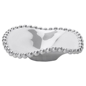 Modern Handmade Metal Bowl Polished Silver With Woven Base Decorative Luxury Serving Bowls For Table Centerpiece From India - Product Image 3