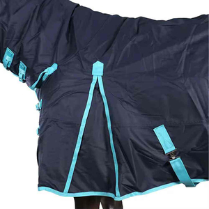 Couverture pour cheval en coton respirant et imperméable, broderie personnalisée, qualité supérieure, personnalisable, toutes saisons, utilisation en extérieur - Product Image 6