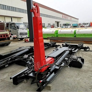 อุปกรณ์โหลดตะขอไฮดรอลิก10-12ตันตัวรถยกขยะแบบโรลออฟแบบปรับแต่งได้ - Product Image 3