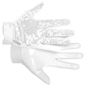 Guantes de Fútbol Americano de Diseño Personalizado al por Mayor, Transpirables, Sublimados, con Palmas de Silicona Antideslizantes para Jugadores Profesionales - Product Image 3