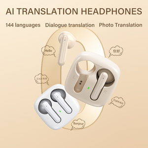 Auricolari traduttore cuffie alimentati da ChatGPT qualità del suono intelligente <span class=keywords><strong>AI</strong></span> traslatori di traduzione auricolari in tempo reale traduttore - Product Image 5