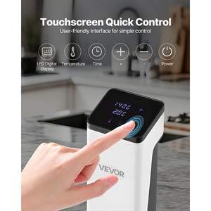 Circolatore a Immersione di Precisione da 850W per Cottura Sous Vide con Display Digitale a LED, Design con Morsetto Sicuro e Temperatura Accurata - Product Image 2
