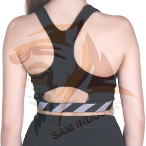 Soutien-gorge de sport léger et respirant pour femme, à maintien élevé, avec logo personnalisé sur le devant, design unique, séchage rapide, pour yoga et gym - Product Image 2