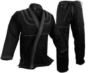 2024 Meilleure vente hommes noir brésilien Jiu Jitsu Gi haute qualité personnalisable en gros vêtements d'arts martiaux - Product Image 1