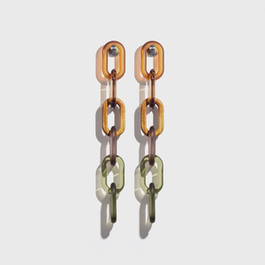 Colorful Transparent Resin Chain Links Made Wall Hanging Decor DIY Projects for Room Divider Angel Style Curtain Accessories - Product Image 1