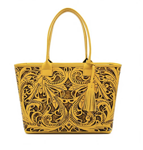Bolso de Mano de Cuero Genuino para Mujer, Marca Famosa BS International, Personalizable, con Dos Correas, Cierre de Cremallera, Tamaño Personalizado - Product Image 4