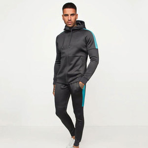 Survêtements de fitness unisexes de marque en gros, respirants, en coton et polyester, coupe régulière, épais, avec capuche et cordon de serrage - Product Image 3
