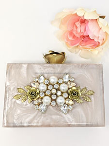 Pochette de soirée sac à main en résine design unique nouveau sac à main multicolore en résine pour femmes disponible au meilleur prix - Product Image 4