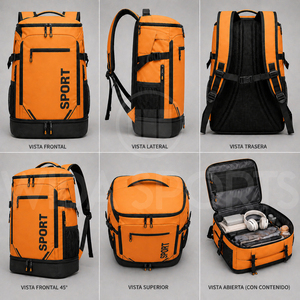 New Arrival Custom Sports <b>Backpack</b> Gym Duffel Bag Waterproof Fitness Travel Bag Multi Compartment Workout Bag for Men Women - Product Image 6
