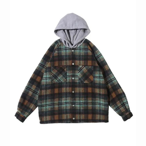 Vêtements streetwear en gros, fournisseur direct d'usine de vêtements de travail, chemises en flanelle à carreaux coupées et cousues à prix abordable, chemises de travail à carreaux - Product Image 1