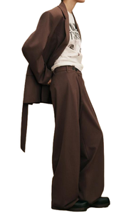 Pantalones Marrones de Calidad de Exportación para Mujer, para Oficina y Fiestas, Disponibles a Precio de Mayoreo, Pantalones Marrones de Proveedor Indio - Product Image 5