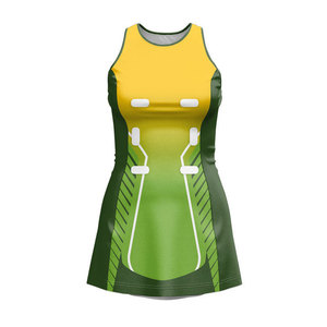 Maillot de netball sans manches personnalisé OEM avec logo frontal, séchage rapide, respirant, 100 % polyester, vêtements de sport à prix compétitif - Product Image 6