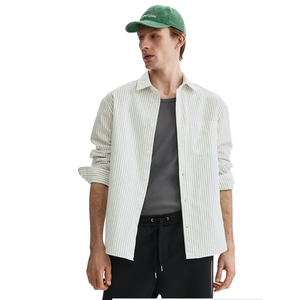Chemise Oxford classique pour homme, coupe classique, coton, manches longues, boutonnée, style décontracté, pour le bureau, confortable et élégante. - Product Image 2