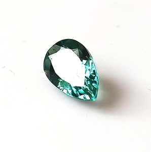 Aqua Blue Natural 1.30 Carat Zambian Calibrated Pear Cut Premium Quality Tourmaline Loose <b>Stone</b> Good <b>Fire</b> Natural Stones - Product Image 2