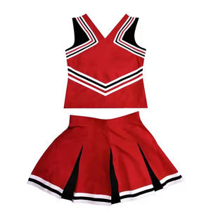 Vêtements de cheerleading haute performance, matière extensible et respirante, conçue pour les spectacles de chorégraphie d'équipe. - Product Image 1