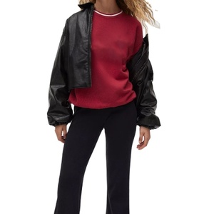 360 GSM 100% algodón sudaderas de alta calidad AJUSTE DE Color logotipo personalizado impresión nuevo diseño moda mujer sudadera - Product Image 4