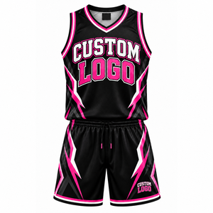 Ensemble d'uniformes de basketball personnalisés, maillot et short sur mesure, uniforme d'équipe en gros - Product Image 1