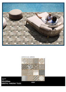 Azulejos de Pared de Cerámica de 300x300 mm de Precio Económico y Mejor Calidad para Uso en el Hogar y la Oficina, Azulejos de Porcelana Brillantes de la India - Product Image 4