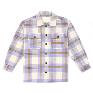 เสื้อเชิ้ตผ้าแฟลนเนลลำลองผู้ชายแบบ OEM และ ODM แขนยาวลายตารางติดกระดุมด้านหน้า สำหรับสตรีทแวร์ กิจกรรมกลางแจ้ง และแฟชั่นประจำวัน - Product Image 1