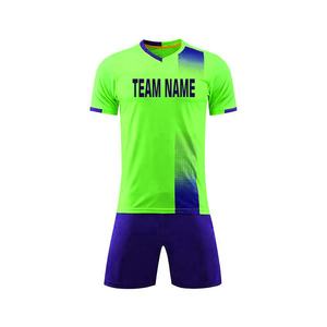2025 sublimación personalizada 100% poliéster uniformes de fútbol Unisex nuevo diseño Jersey conjunto de fútbol para adultos - Product Image 5