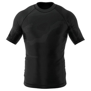 Top Trendy Comfortable Custom Logo Quick Dry Polyester Soft Breathable High Professional Short Sleeve <b>Men</b> <b>Compression</b> <b>Shirt</b> - Product Image 1