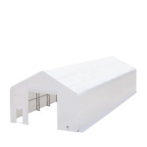 TMG DT3081 30FT X 80FT Tettoia di Stoccaggio a Doppia Tralicciatura Resistente con Copertura in PVC da 17 once e Porte di Accesso per Ripostiglio Attrezzi e Deposito Appartamenti - Product Image 6
