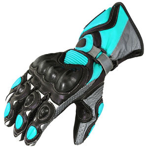 Guantes de Motociclismo de Cuero de Carreras Premium Transpirables de Alta Calidad de la Industria Fazn con Protección para Nudillos y Deslizadores - Product Image 4