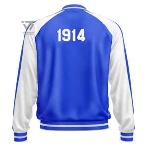 Chaqueta de Motociclista Personalizada de Cuero Sintético Bordada con el Escudo de la Fraternidad Phi Beta Sigma - Product Image 4