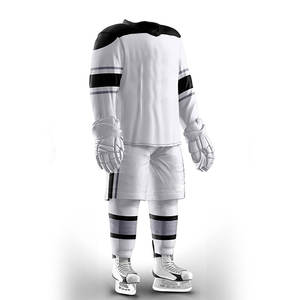 Tenue de hockey sur glace classique, maillot et pantalon durables et confortables, tissu respirant, coupe ajustable, parfaite pour l'entraînement - Product Image 2