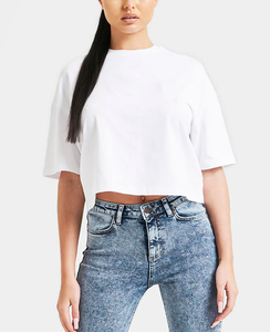 เสื้อยืดผ้าฝ้าย 100% 260 กรัม แขนสั้น ทรงหลวม แฟชั่น พิมพ์ลายตัวอักษรแบบเส้นคู่ พิมพ์ลายตัวอักษรแบบฟล็อกกิ้ง สำหรับฤดูร้อน ผู้ชาย ผู้หญิง คู่รัก - Product Image 1