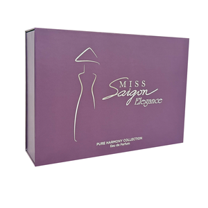 Coffret de mini-parfums Miss Saigon Elegance, senteur fraîche et citronnée, vente en gros, collection d'eau de parfum pour femmes, spray longue durée - Product Image 3