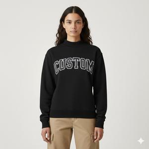 Servicio OEM ODM, Sudadera de Manga Larga con Cuello Alto para Mujer, Personalizada al por Mayor, con Logotipo Frontal, Secado Rápido y Transpirable - Product Image 5