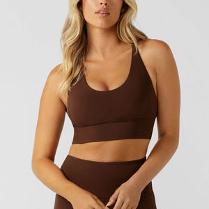 Soutien-gorge de sport sans couture de haute qualité, maintien moyen, pour entraînement, gym, fitness, yoga, pour femmes - Product Image 3