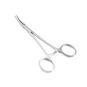 Pinzas de 12.5cm para depilación, pinzas de sujeción para pescado, punta curva y recta, de agarre quirúrgico - Product Image 4
