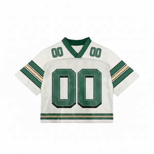Breathable Custom OEM High Quality Sublimation Polyester Terry Fabric American Football Sportswear Shirt Short Plus Size Summer - Product Image 6