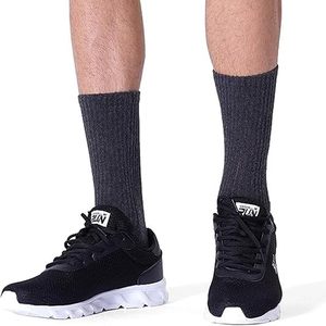 Men's Breathable Sports Crew <b>Socks</b> Cotton Blend Athletic Training <b>Socks</b> Quick Dry Anti Slip for <b>Running</b> Football - Product Image 3