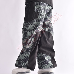 Pantalones de esquí 2026 personalizados estilo urbano OEM para snowboard, transpirables, impermeables 10.000 mm, de secado rápido, con cierre de cordón, cortavientos, oversize - Product Image 4