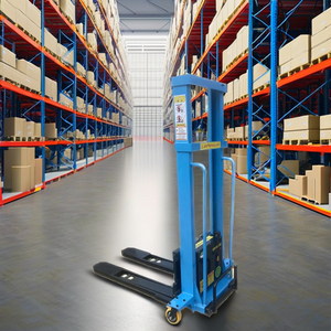 Xe nâng tay điện nhỏ, tự nâng thủy lực, điều khiển từ xa, 500kg-1000kg, nguồn điện axit chì, mới, xuất xưởng trực tiếp - Product Image 4