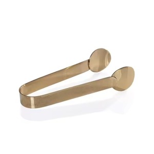 Mini-pinces en acier inoxydable poli de haute qualité, petites pinces à glace pour servir des cubes de sucre et une utilisation en bar, au prix le plus bas - Product Image 3