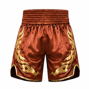 OEM Muay Thai Shorts Custom Printed Boxing Kickboxing Fight Training Sports Shorts For Men And Teams - Product Image 6
