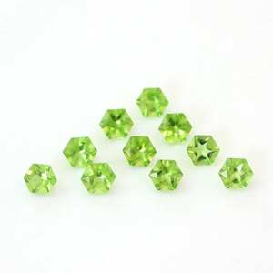 Peridoto verde natural, corte hexagonal, piedra preciosa facetada de 5 mm, peridoto suelto para la fabricación de joyas, peridoto natural al por mayor. - Product Image 6