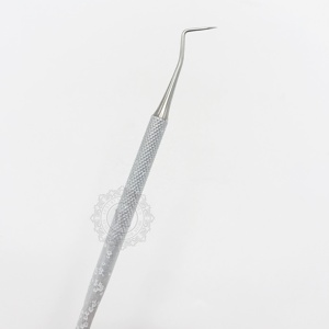 Option de marque privée revêtement en poudre gris antique outils de levage de cils en acier inoxydable recourbe-cils durable prix de gros - Product Image 1