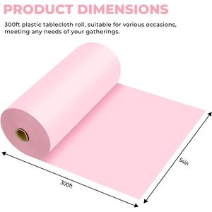 Rotolo di Tovaglia in Plastica Usa e Getta Premium per Tutti i Tipi e Forme di Tavoli - Product Image 2