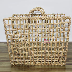 Artex Dong Thap Porte-revues en rotin fait à la main Rangement pliable pour bureau à domicile Salon - Product Image 4