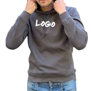 Sweats à capuche 100% coton de qualité supérieure sweat à capuche léger et respirant OEM d'impression de logo sur mesure - Product Image 5