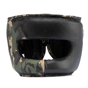 Protège-tête de boxe en cuir PVC renforcé d'acier de haute qualité, style camouflage tendance, nouvelle arrivée, équipement de kick-boxing, ensembles de boxe - Product Image 3